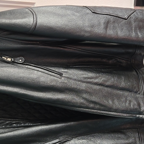Vintage Wilsons Leather Motorcycle Jacket W Removable Thinsulate Insulation Moto - Picture 3 of 16